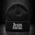 THE JESUS FLIPPED TABLES CUFFED BEANIE