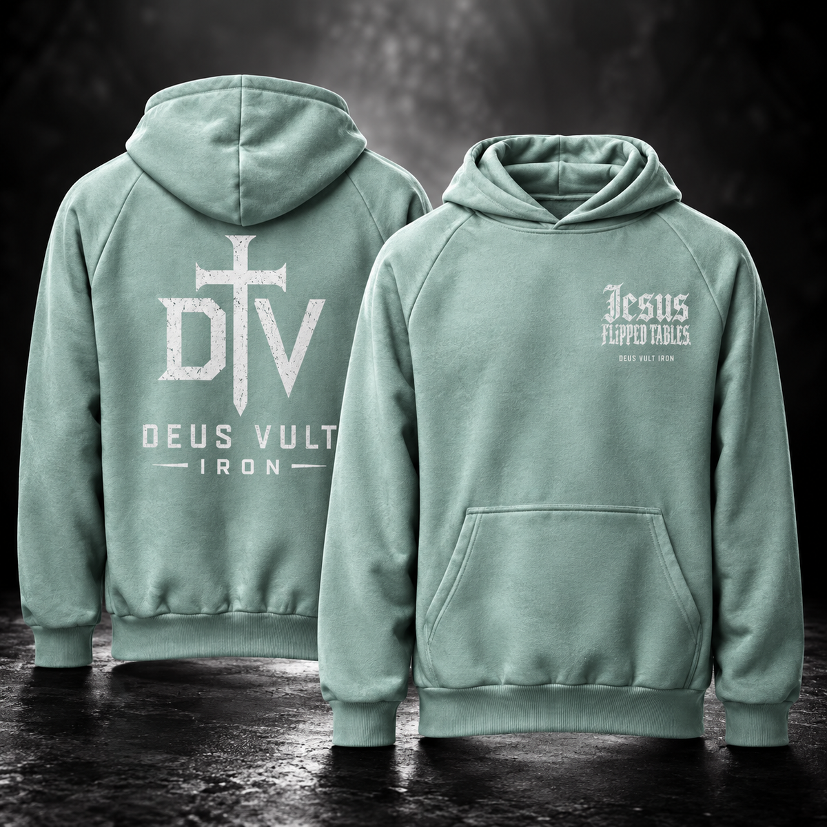 THE JESUS FLIPPED TABLES HOODIE II