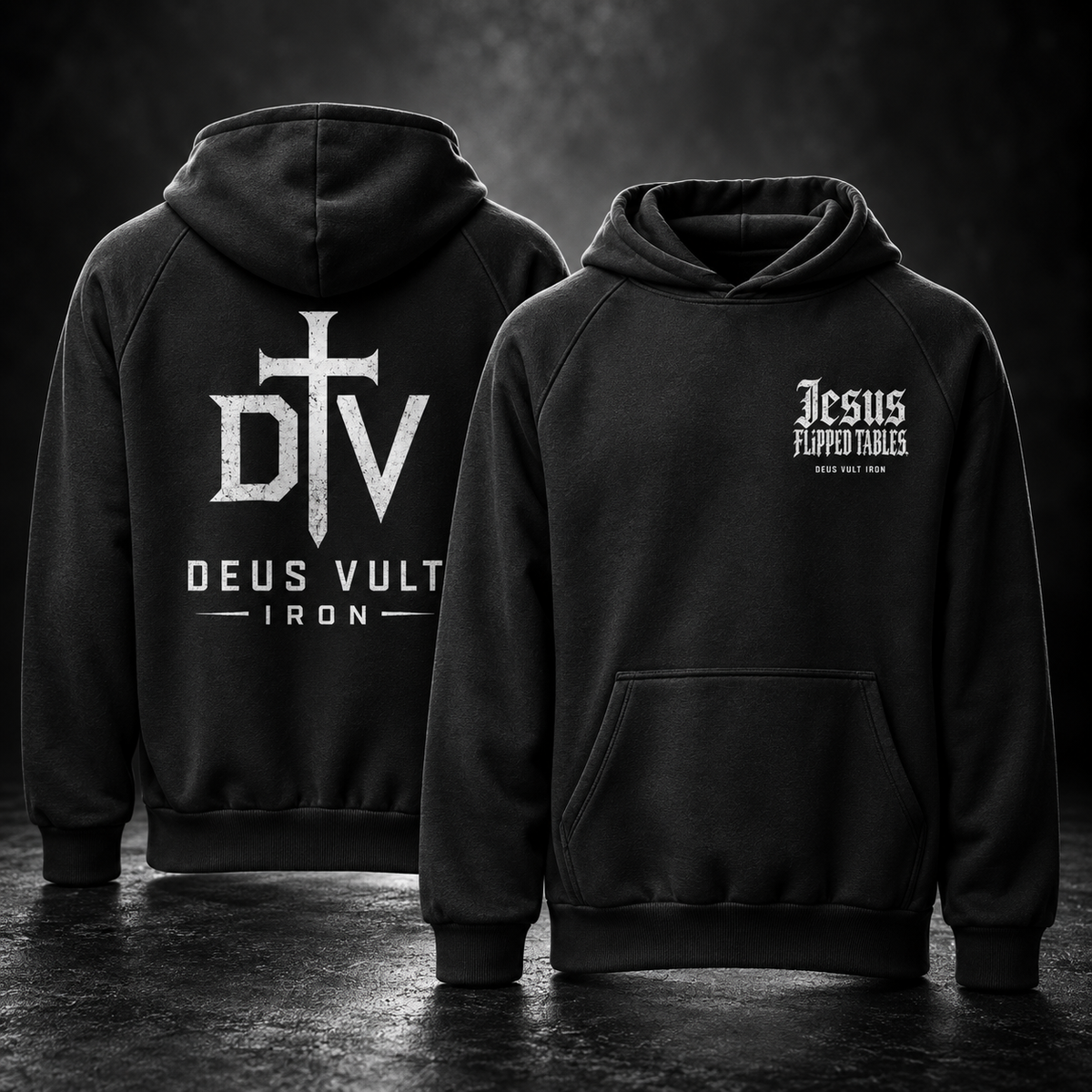 THE JESUS FLIPPED TABLES HOODIE II
