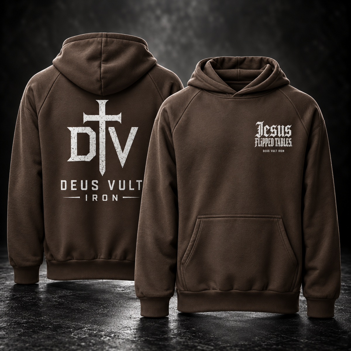 THE JESUS FLIPPED TABLES HOODIE II