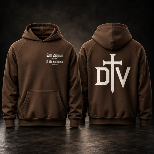 ANTI ZIONISM IS JUST ANTI SATANISM SUPER HEAVYWEIGHT HOODIE