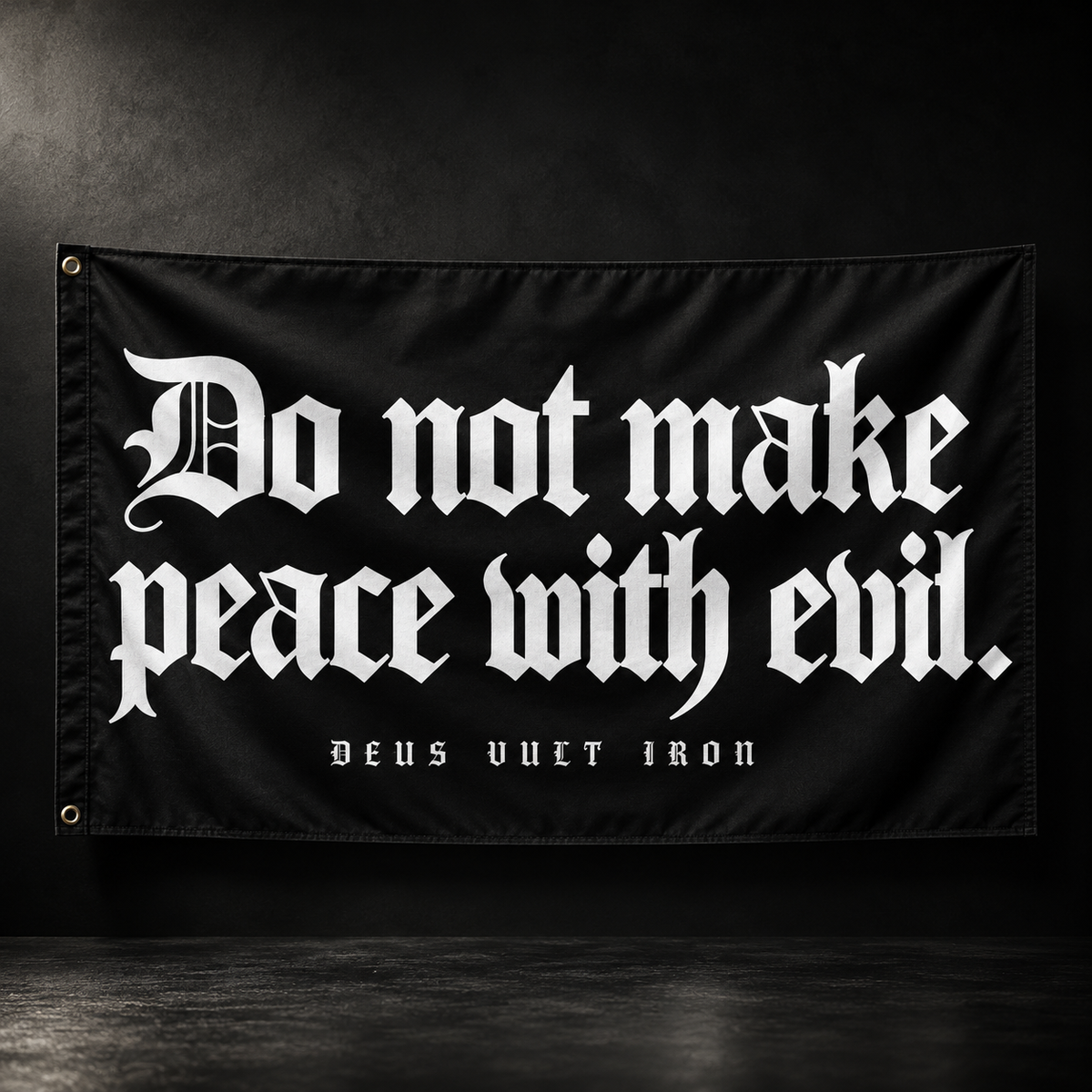 NO PEACE WITH EVIL FLAG