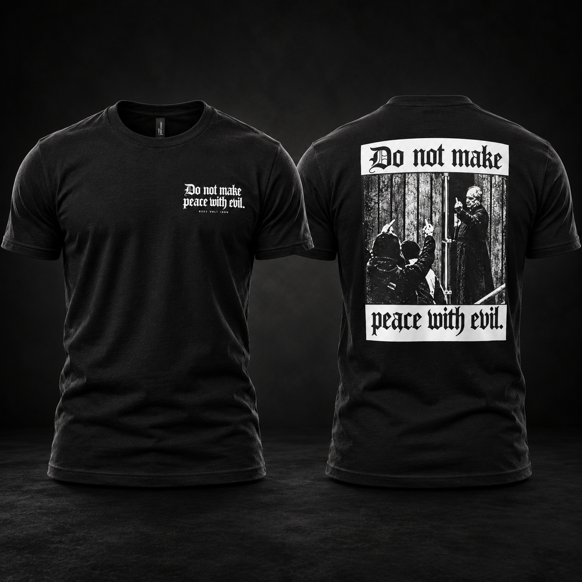 NO PEACE WITH EVIL TEE