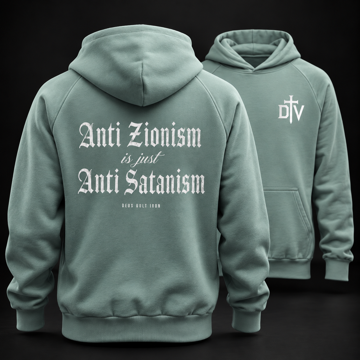 ANTI SATANISM SUPER HEAVYWEIGHT HOODIE II